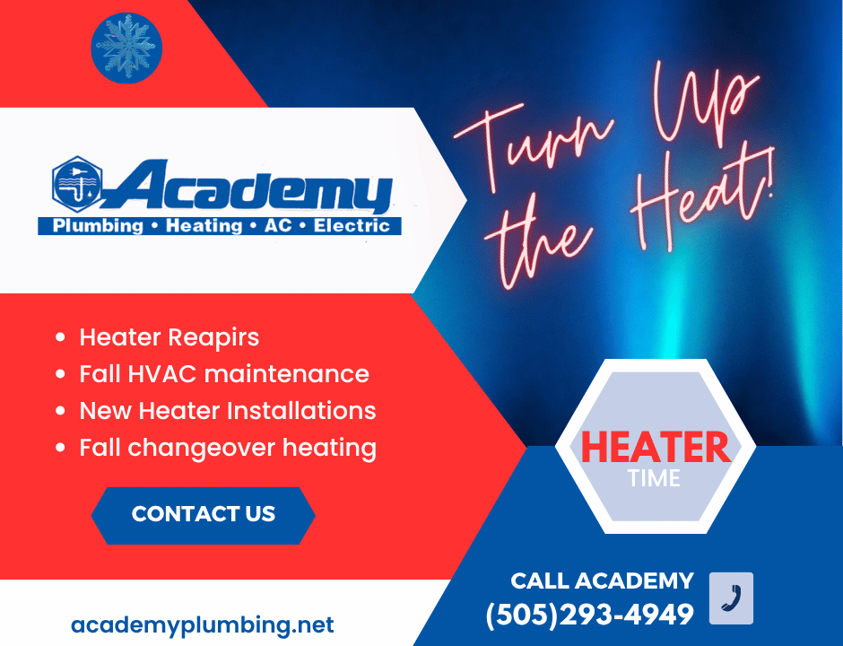 Turn up the heat with Academy Plumbing and Heating